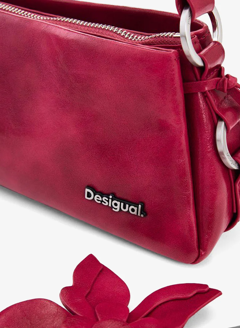 Desigual Red Medium faux leather charm bag for Women | Best Price UAE