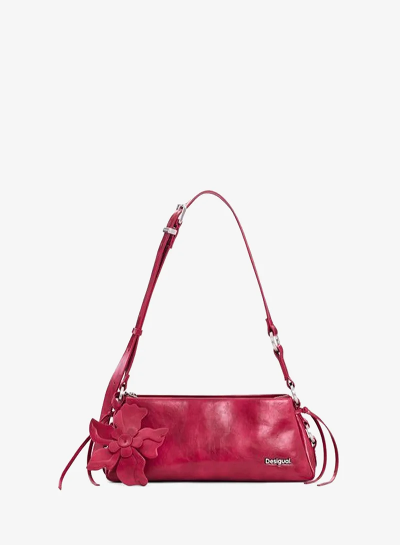 Desigual Red Medium faux leather charm bag for Women | Best Price UAE