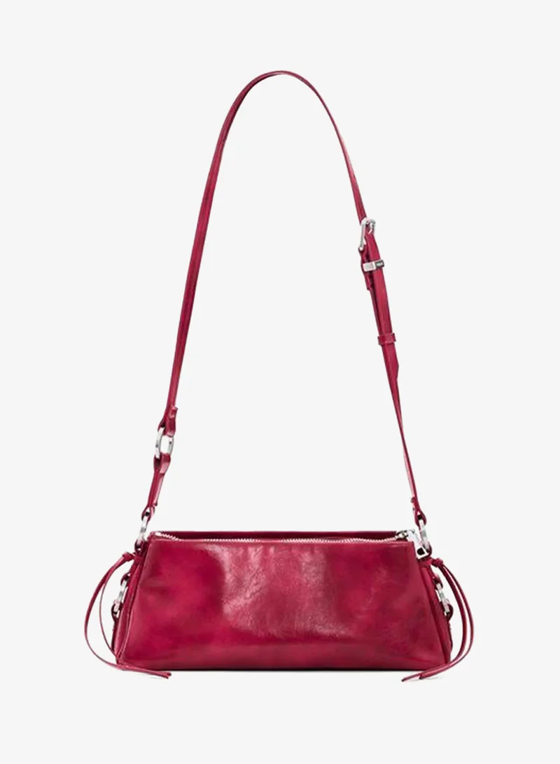 Desigual Red Medium faux leather charm bag for Women | Best Price UAE