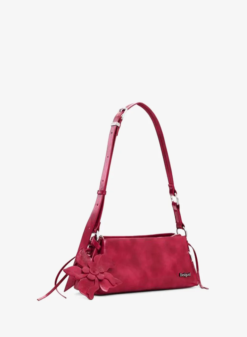 Desigual Red Medium faux leather charm bag for Women | Best Price UAE