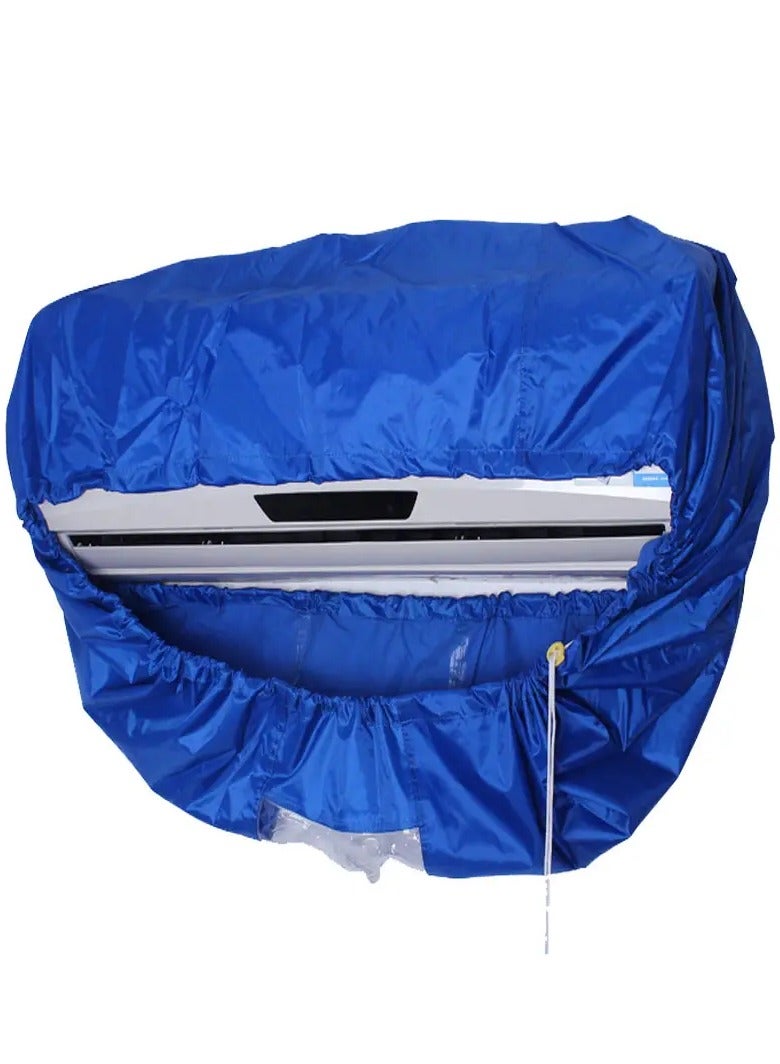YelaJoy Air Conditioning Cleaning Waterproof Cover，Washing Wall Mounted Air Conditioner Cleaning Protective Dust Cover Clean Tool Tightening Belt for 2-3P - Image 1