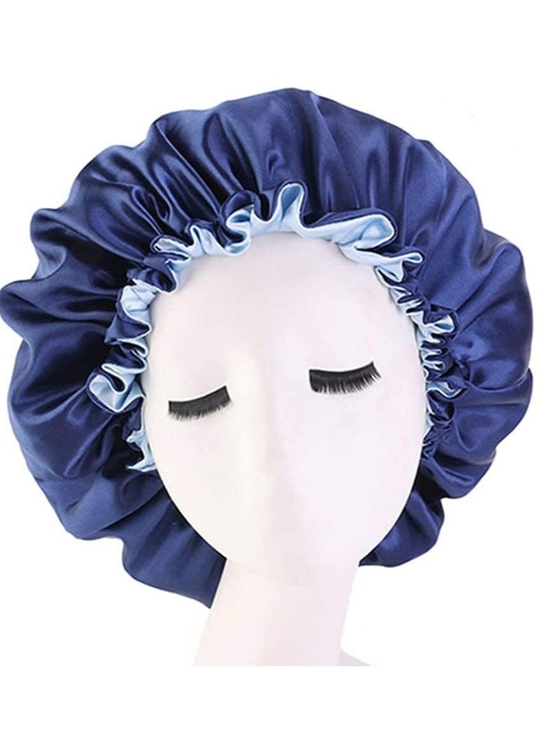 ORiTi Women's Adjustable Reversible Satin Bonnet - Soft Double Sided Sleep Cap, Protects Natural Hair, Assorted Colors  - Image 2