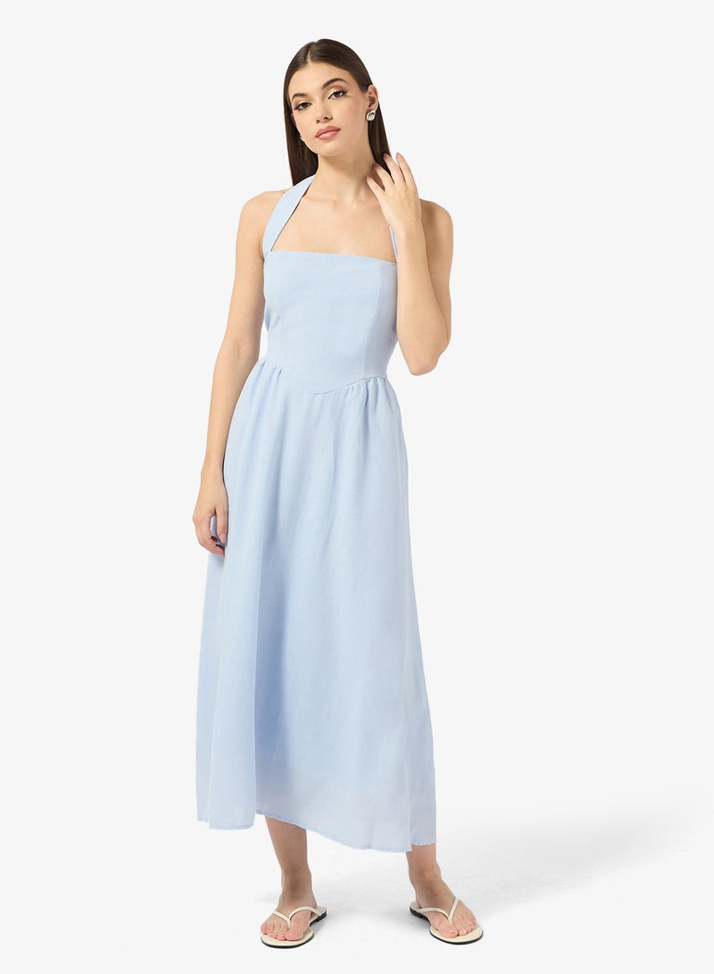 ايلا فستان بياقة هالتر - Image 4