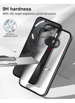 SNBFA Clear Case for Nothing Phone 2A/ Nothing 2A Plus, Transparent Hard PC Back & Soft TPU Bumper [Not Yellowing] Shockproof Protective Phone Case Slim Fit Thin Cover for Nothing Phone 2A/ Nothing 2A Plus  - Image 3