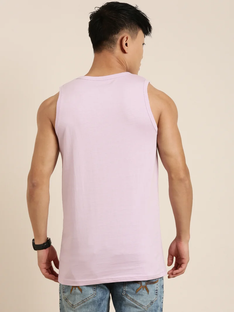 جوفن صدرية داخلية قطنية باللون اللافندر للرجال