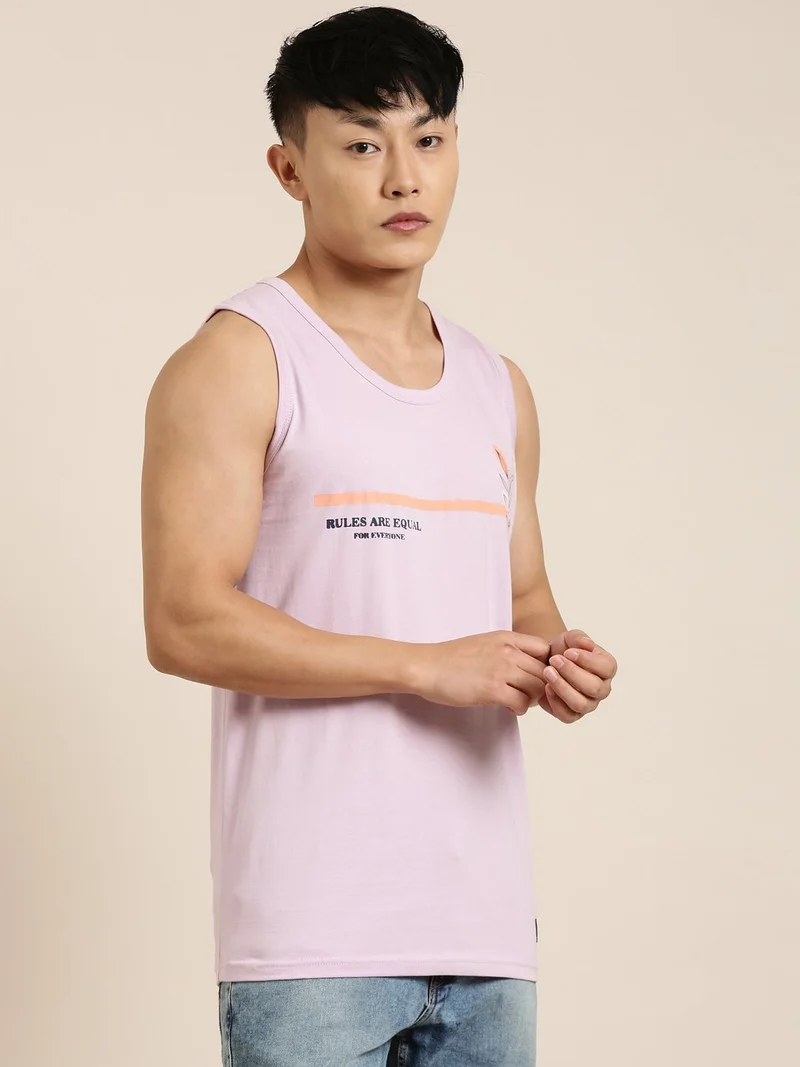 جوفن صدرية داخلية قطنية باللون اللافندر للرجال