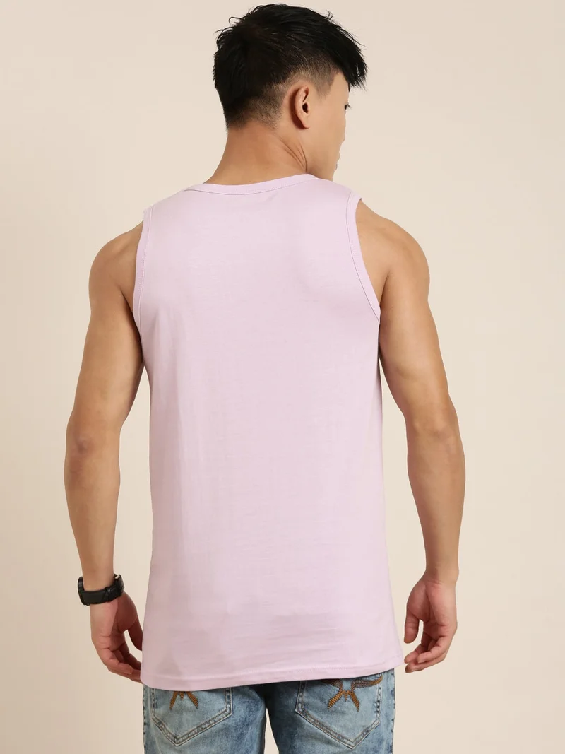 جوفن صدرية داخلية قطنية باللون اللافندر للرجال