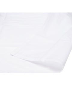Home-Tex Design 3 Piece Hometex Design King Size Flat Sheet Set White - 1 Flat Sheet (240x260 cm) +2 Pillow Covers (50x75 cm)  - Image 5