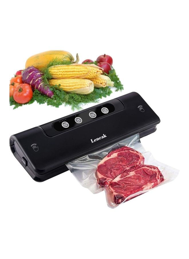 NIBEMINENT Automatic Vacuum Air Sealing Machine With Bags Black - Image 1