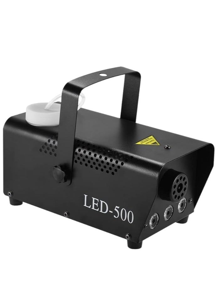 LED-500W Fog Machine Mini,Fog Machine Small With 3-Color LED Lights 250ml Tank Remote Control Stage Machine Suitable For Using In Party Wedding Live Concert Bar KTV ETC - Image 3