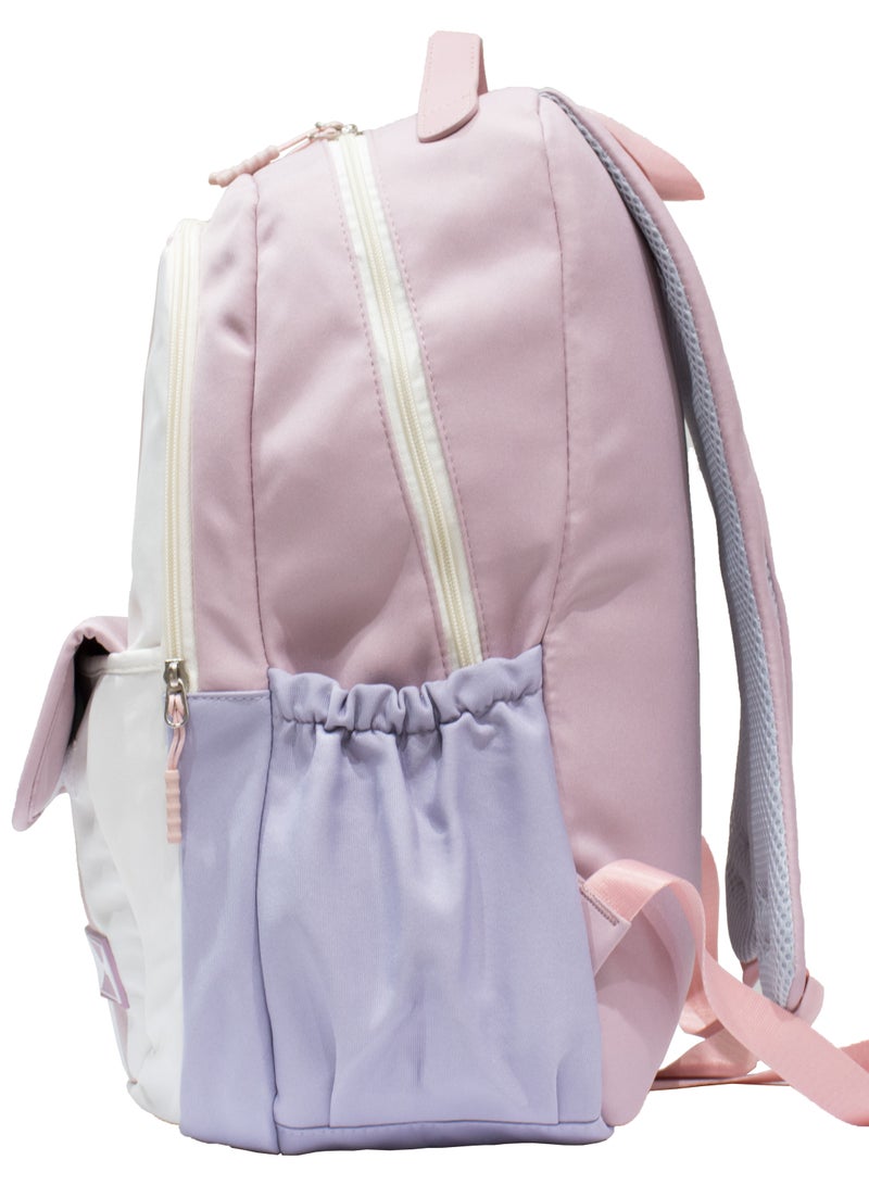 FUERCHEN School Bag With Laptop And Tablet Pocket( Pink) - Image 3