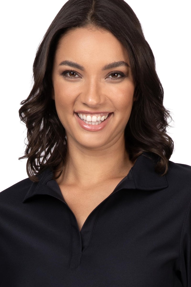 Chef Works Women's Polo Shirt, Black, X-Large - Image 5