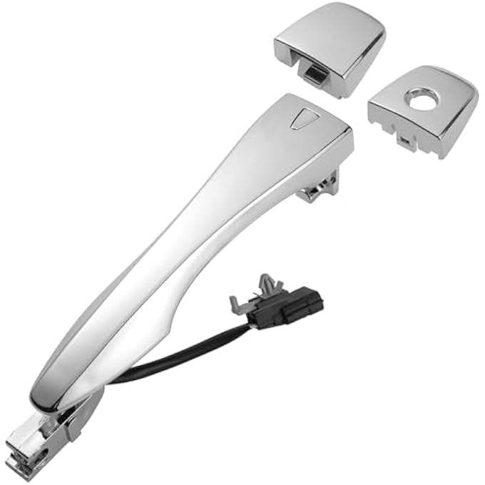 ريحني مقبض باب خارجي 97725 لنيسان ألتيما باثفايندر 2013 2014 2015 2016 2017 2018 2019 الجانب الأمامي الأيسر أو الأيمن مع دخول ذكي كروم - Image 1