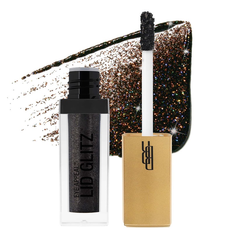 Black Radiance Black Radiance Eye Appeal Lid Glitz Liquid Shimmer Eyeshadow, Black Tie