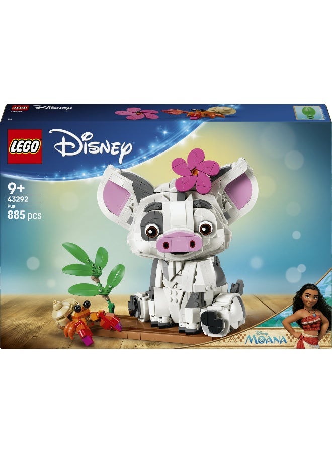 LEGO Disney Moana Pua Pig 43292 Building Toy Set (407 Pieces) - Image 2