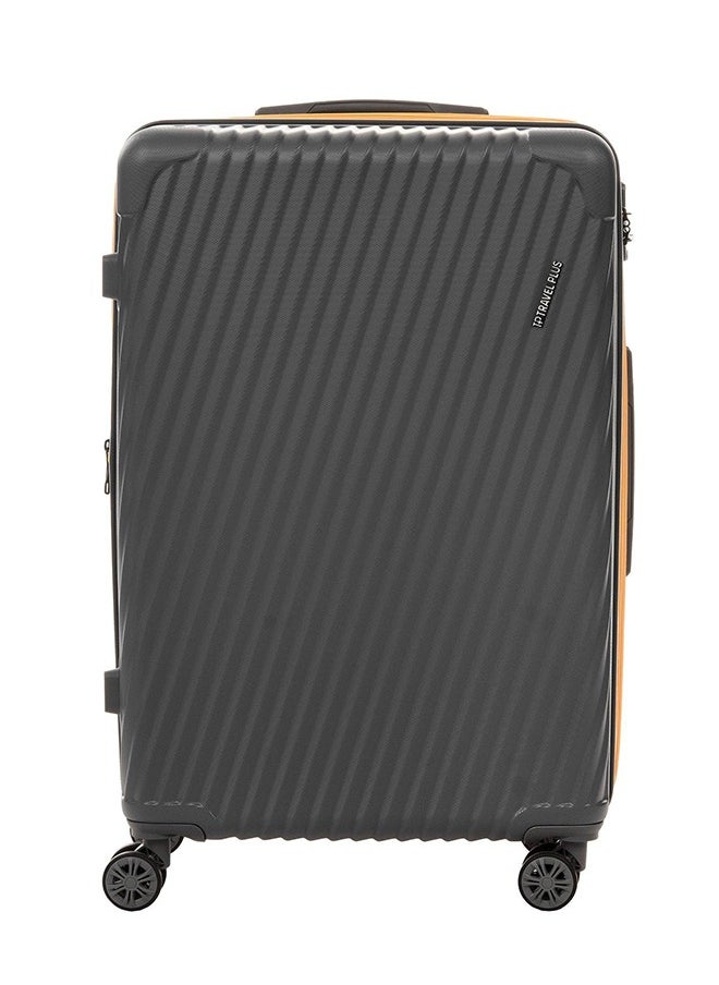 Travel Plus مجموعة من 3 قطع من حقائب أمتعة ABS بمقاس 20 و26 و30 بوصة باللون الرمادي  - Image 2