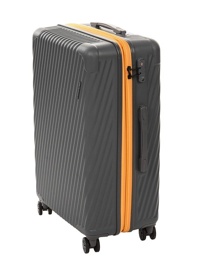 Travel Plus مجموعة من 3 قطع من حقائب أمتعة ABS بمقاس 20 و26 و30 بوصة باللون الرمادي  - Image 3