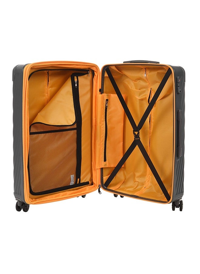 Travel Plus مجموعة من 3 قطع من حقائب أمتعة ABS بمقاس 20 و26 و30 بوصة باللون الرمادي  - Image 4