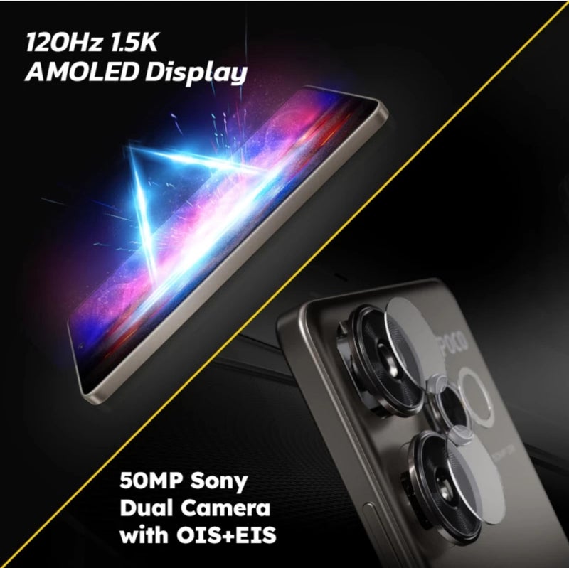 Poco F6 5G Black 8GB RAM 256GB ROM - Image 4