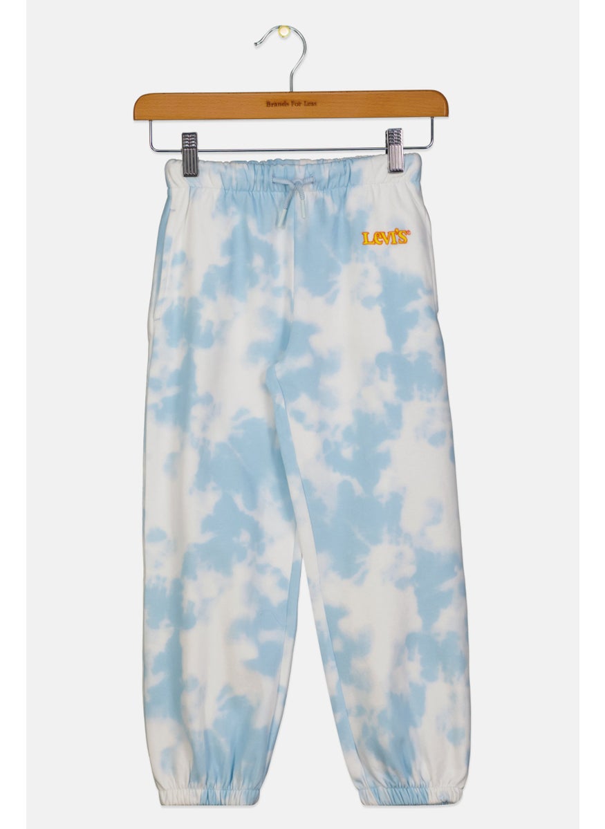 Levi's Kids Girl Tie Dye Jogger Pants, White  - Image 1