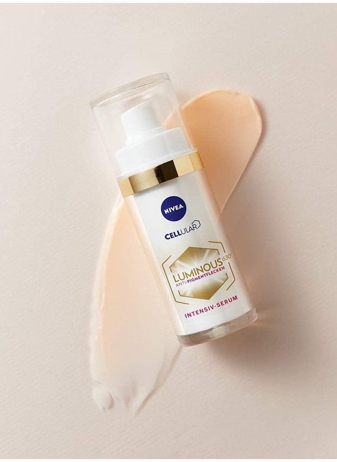 Nivea - Cellular Luminous630 Anti-Pigment Spot Intensive Serum (30 ml), Brightening Serum for an Even & Radiant Complexion, Face Care Against Pigment Spots. - Image 1