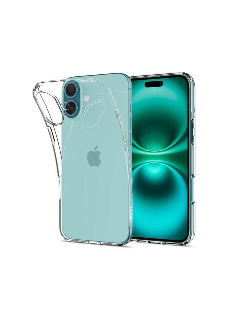 Spigen Liquid Crystal for iPhone 16 Plus Case Cover (2024) - Crystal Clear