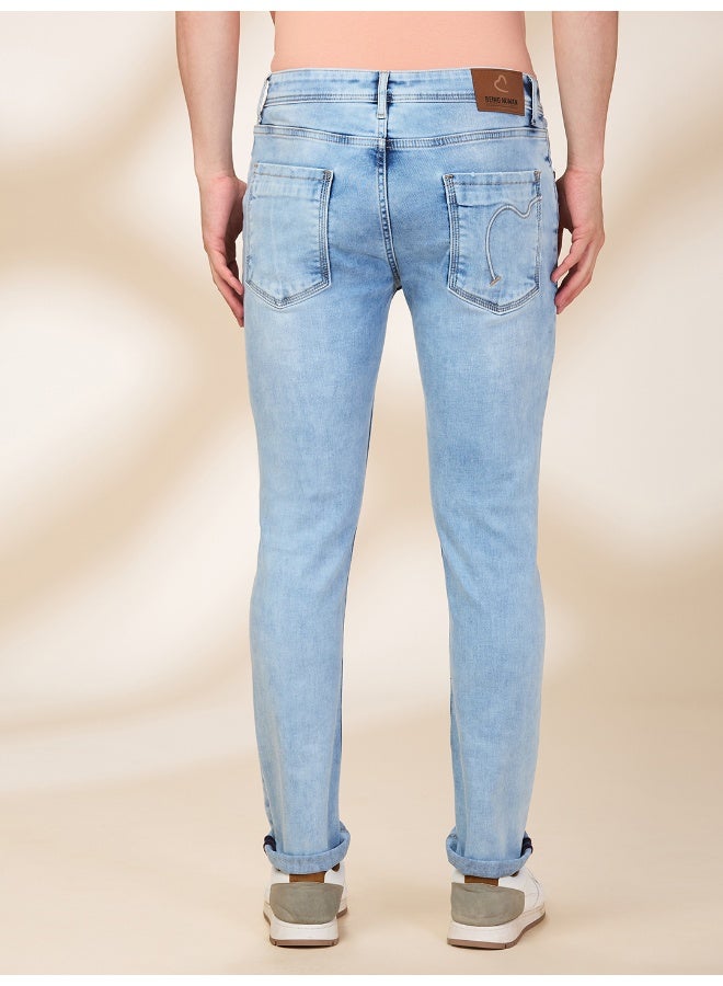 Being Human Mens Light Tone Slim Fit Denims - Image 3