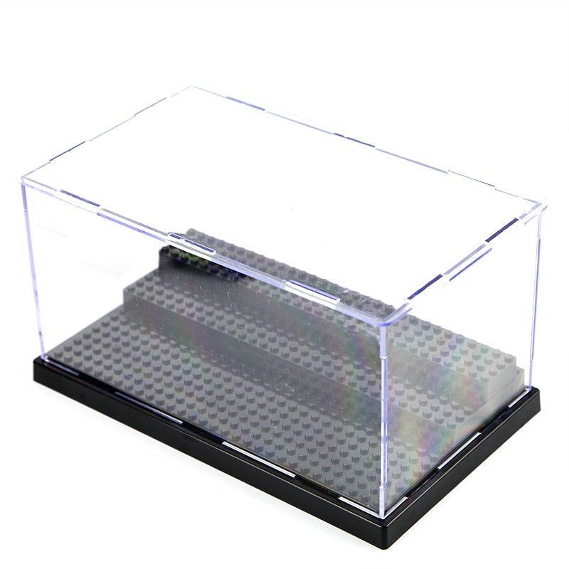 Building Block Display Box Small Particle Transparent Small Figurine Storage Box Dust Cover Display Table Children Assembled Pvc Toys - Image 3