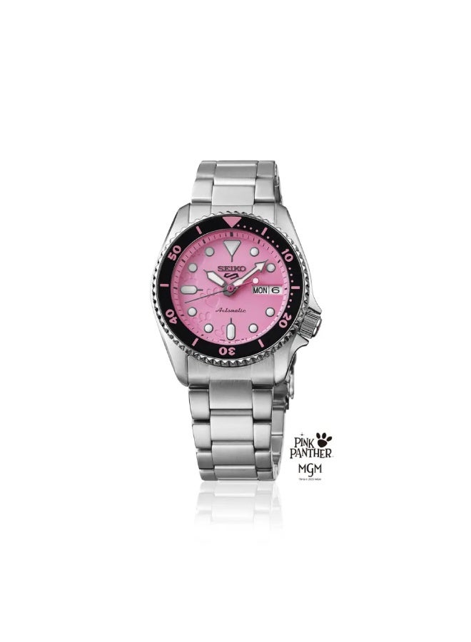 Seiko 5 Sports SKX series Pink Panther collaboration limited edition model SBSA321 - Image 2