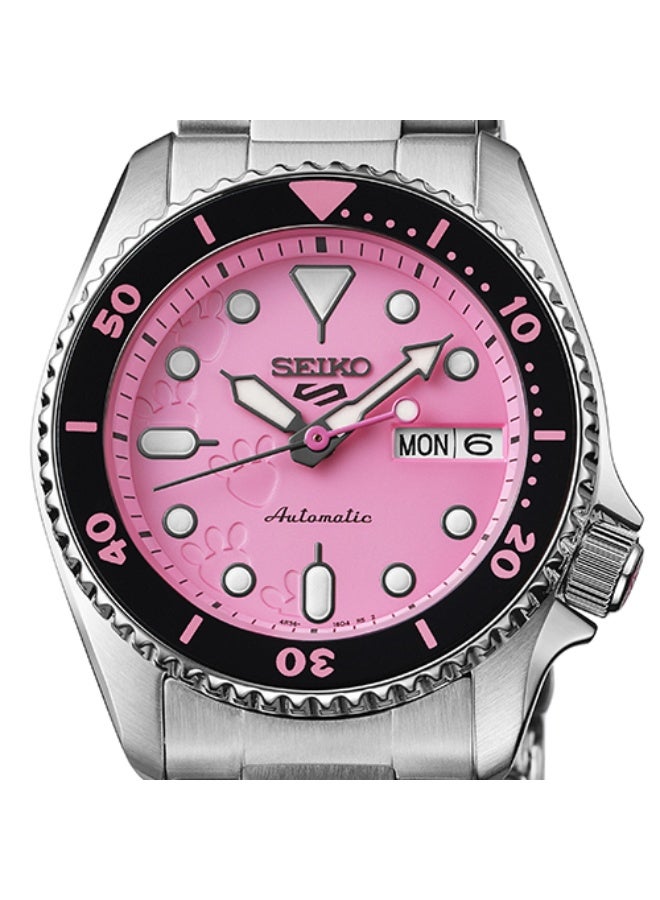 Seiko 5 Sports SKX series Pink Panther collaboration limited edition model SBSA321 - Image 3