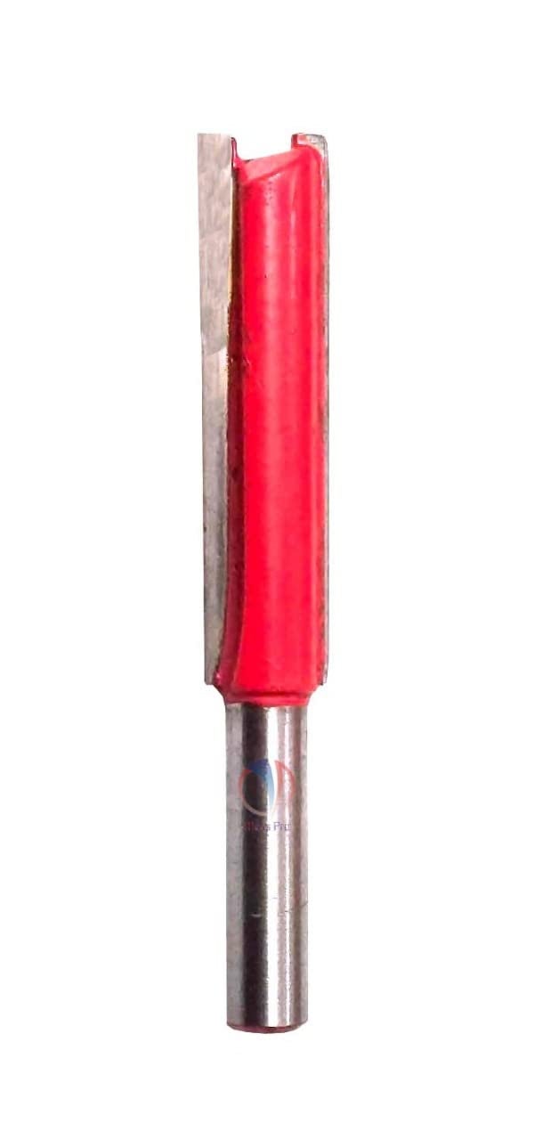 ISC ISC Long 8mm Shank Double Blade Wood Working Straight Router Bit 8x12x90mm Rotary Bit - Image 1