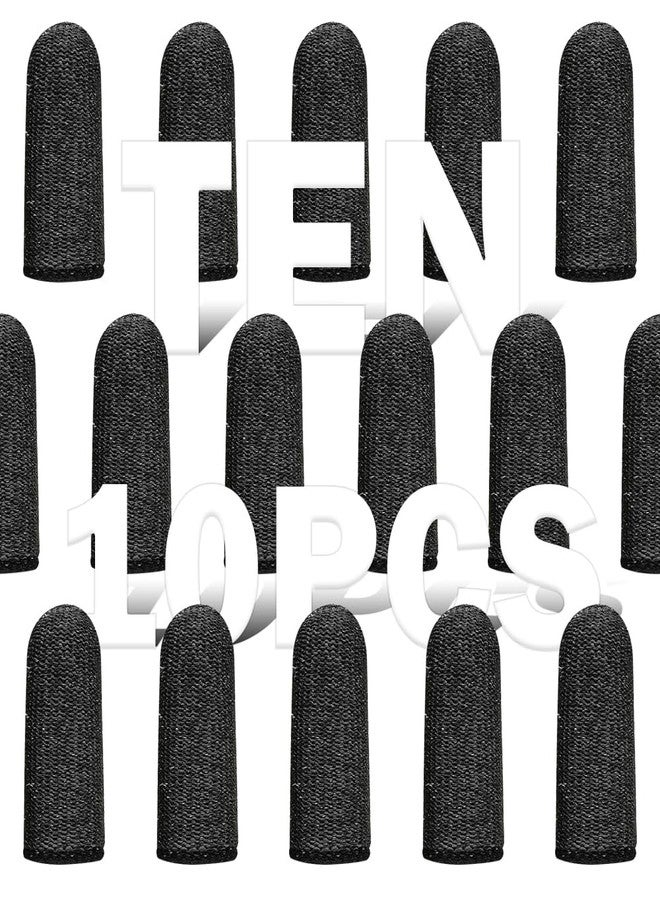YERGOFE 10 PCS Finger Cots Cut Resistant Protector - Finger Covers for Cuts, Gloves Life Extender, Cut Resistant Finger Protectors for Kitchen, Work, Sculpture, Anti-Slip, Reusable - Image 2