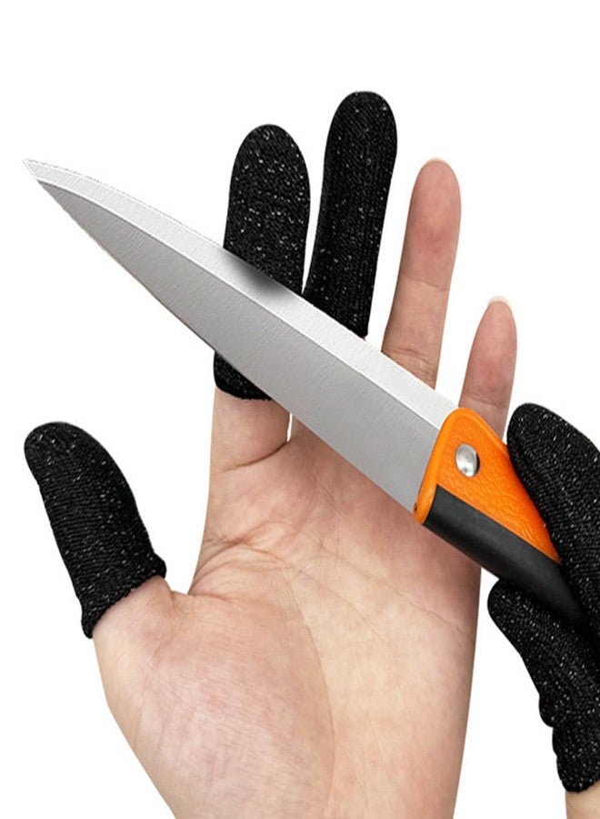 YERGOFE 10 PCS Finger Cots Cut Resistant Protector - Finger Covers for Cuts, Gloves Life Extender, Cut Resistant Finger Protectors for Kitchen, Work, Sculpture, Anti-Slip, Reusable - Image 4