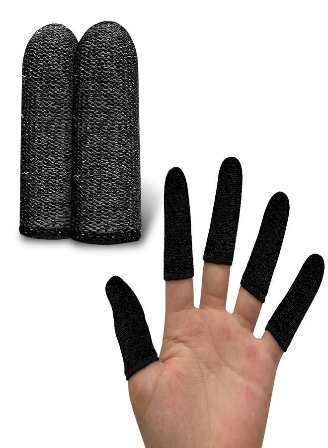 YERGOFE 10 PCS Finger Cots Cut Resistant Protector - Finger Covers for Cuts, Gloves Life Extender, Cut Resistant Finger Protectors for Kitchen, Work, Sculpture, Anti-Slip, Reusable - Image 1