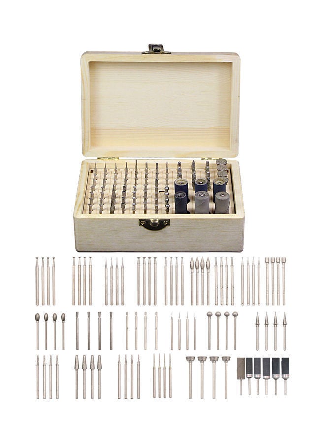 NIBEMINENT 86-Piece Rotary Tool Accessories Kit Beige 17.00X10.00X12.00cm  - Image 1