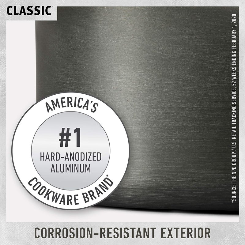 Calphalon 1934149 Classic Nonstick Omelet Fry Pan, 8", Grey - Image 3