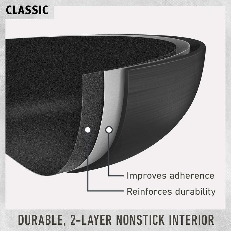 Calphalon 1934149 Classic Nonstick Omelet Fry Pan, 8", Grey - Image 2