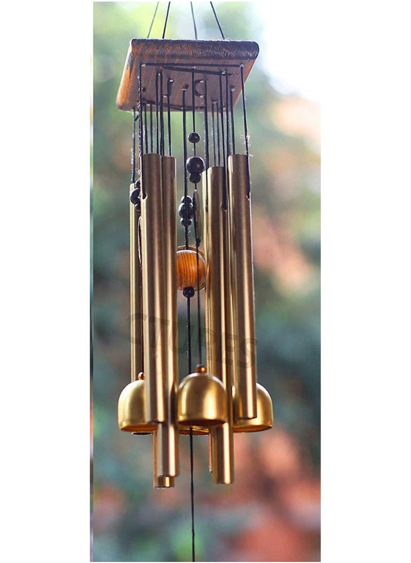 Wind Chimes  Golden Pipe Hanging Bells For Home Decoration Items - pzsku/Z0512BE5DF12527F8022AZ/45/_/1671099032/720d5182-5a04-437c-8594-80a589d86cae