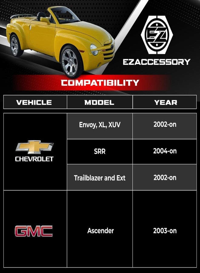 ezaccessory 2 Wheel Adapters Spacers 6x5 to 6x5 | 6x127 to 6x127 Thickness 1 Inch for Trailblazer Envoy 12x1.5 Studs - Image 2