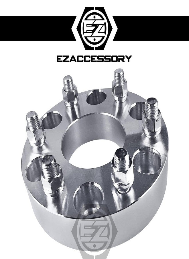 ezaccessory 2 Wheel Adapters Spacers 6x5 to 6x5 | 6x127 to 6x127 Thickness 1 Inch for Trailblazer Envoy 12x1.5 Studs - Image 4