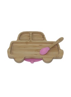 Car Plate With Spoon And Silicone Suction - Pink - pzsku/Z0512D7208FFFFD7C6DA0Z/45/_/1695645309/94513a88-2d57-42f4-8cee-3033efcbed19