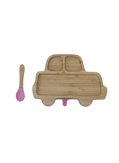 Car Plate With Spoon And Silicone Suction - Pink - pzsku/Z0512D7208FFFFD7C6DA0Z/45/_/1695645309/af7aa69b-ee01-4d95-971a-54abad4e6cb5