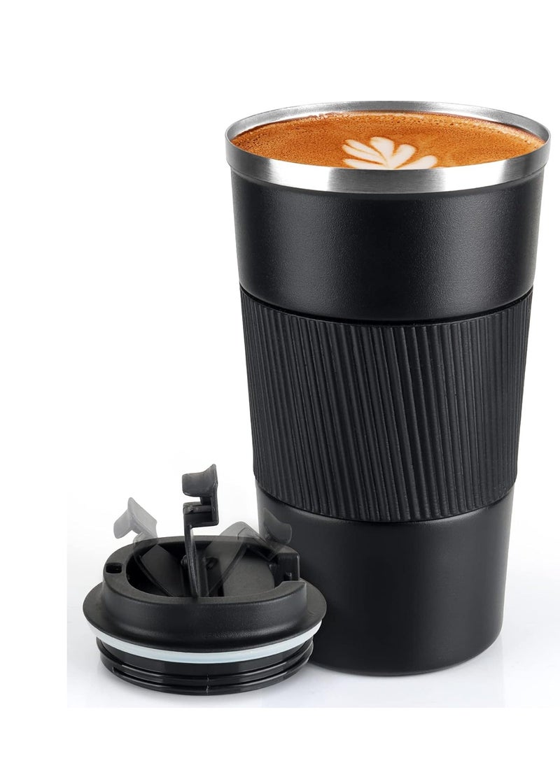 Coffee Mug 17oz insulated coffee travel mug spill proof with leakproof lid vacuum stainless steel thermos coffee tumblers to go reusable coffee cup for men and women for hot & cold drinks - Image 1