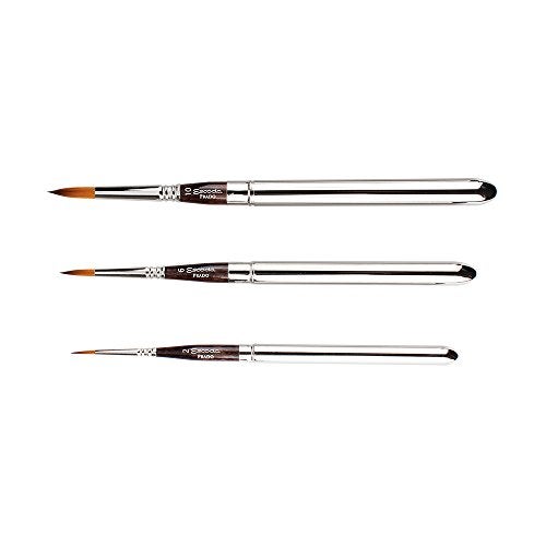 Escoda Watercolour Prado Set with 3 Round Travel Brushes for Watercolour Size 2610 3 Brushes Synthetic Tame Round Pointed - Image 3