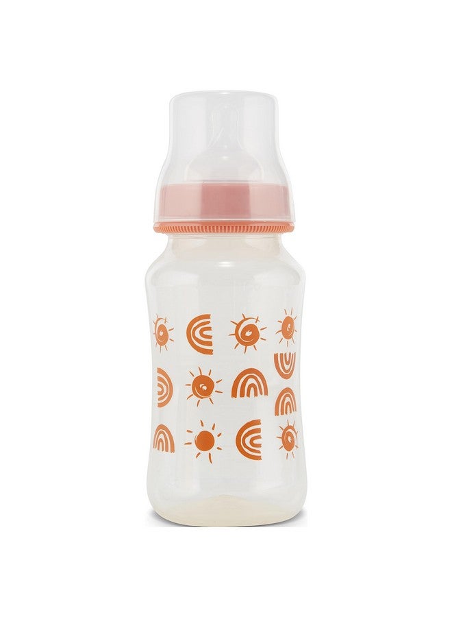 Cudlie Premium 2-Pack Baby Bottles - 11 Ounce, Hourglass Shape, Fun Boys and Girls Prints, Clear Cover - BPA-Free - Image 3