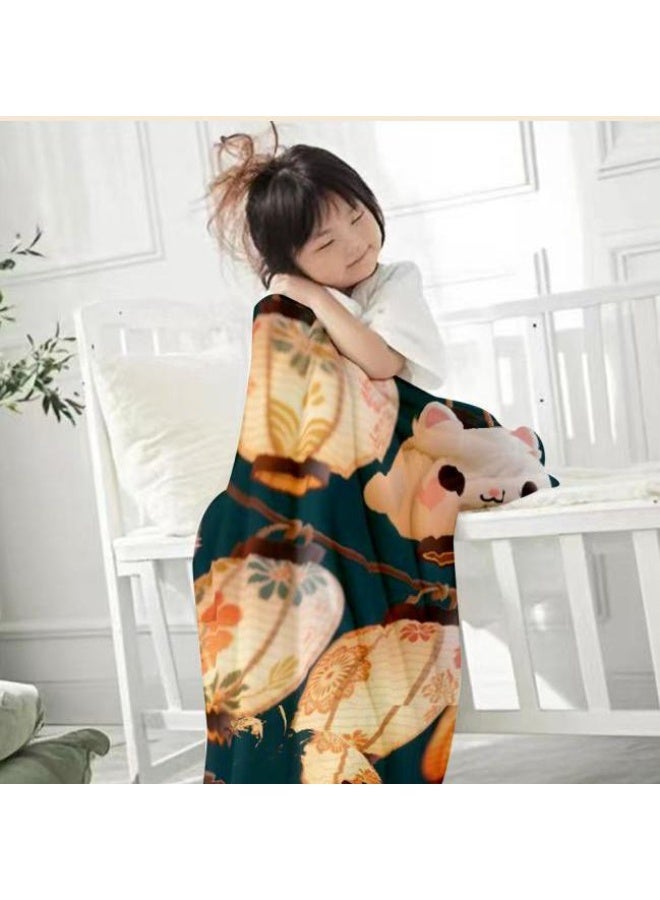 general Flannel thin blanket (warm and comfortable, suitable for sleep, gaming, dust removal and sandproof) 150cm*200cm - 398 - Image 1