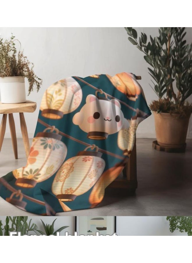 general Flannel thin blanket (warm and comfortable, suitable for sleep, gaming, dust removal and sandproof) 150cm*200cm - 398 - Image 3