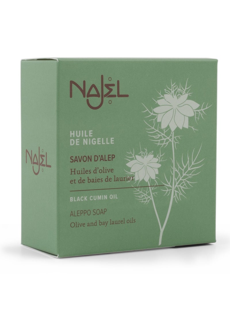 najel صابون حلب الطبيعي بزيت الكمون الأسود - Image 1