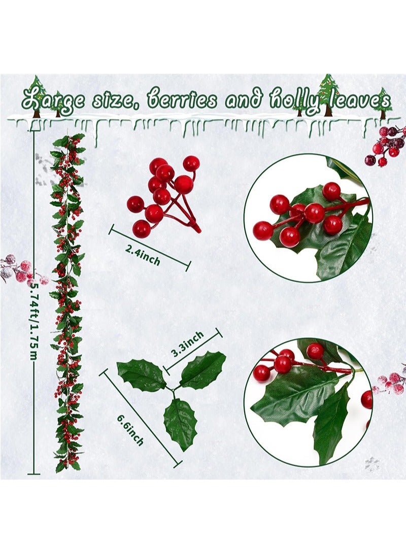 توبيتش زينة عيد الميلاد، إكليل عيد الميلاد الاصطناعي، إكليل عيد الميلاد من أكواز الصنوبر مزين بزينة متنوعة، شجرة التنوب لتزيين الأبواب (خضراء) - Image 2