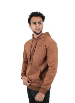 Abitos Men's Velvet Hoodie - Luxurious, Soft & Stylish Hoodie for Casual Wear, Outdoor Activities, and Winter Comfort  - Image 1
